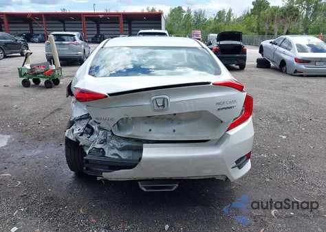 2020 Honda Civic Sport z USA, uszkodzony, nr VIN 19XFC2F82LE007408